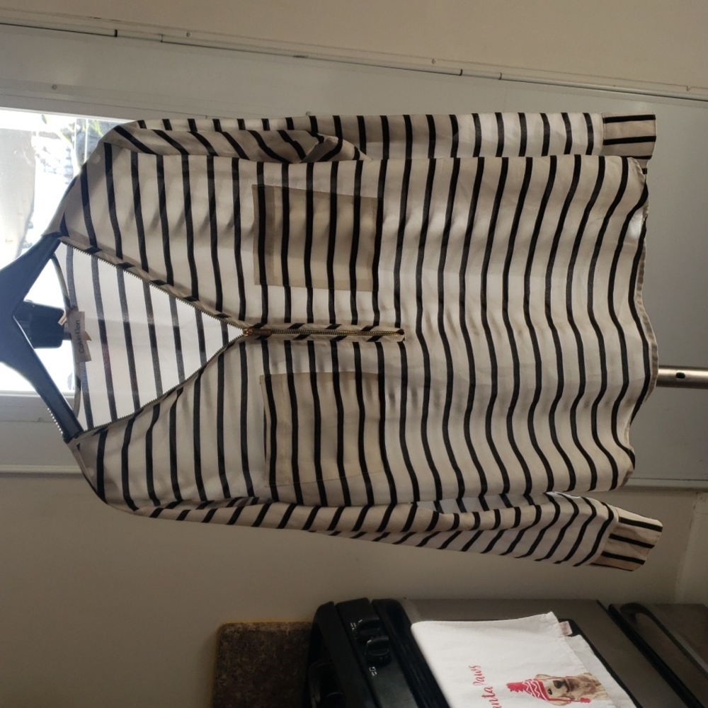 Calvin Klein black and white shirt